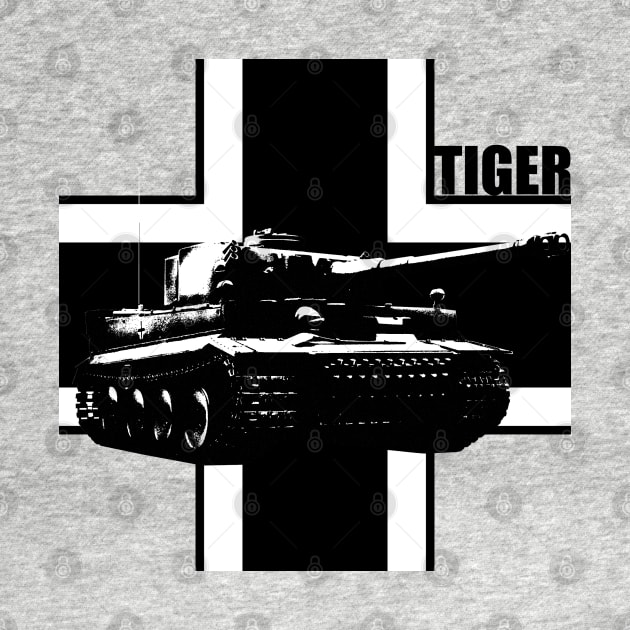 tiger - tank by hottehue